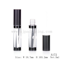 Flacon noir et transparent pour emballage brillant à lèvres